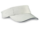 Brushed Cotton Twill Sandwich Visors