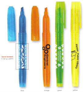 Personalized Highlighters & Custom Printed University Highlighters