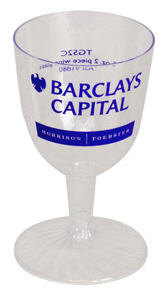 Personalized Plastic Wine Glasses & Custom Printed Plastic Wine Glasses