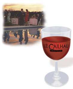 Personalized Plastic Wine Glasses & Custom Printed Plastic Wine Glasses