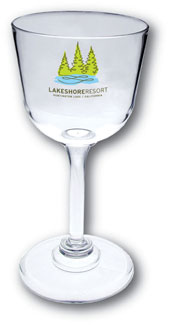 Personalized Plastic Wine Glasses & Custom Printed Plastic Wine Glasses