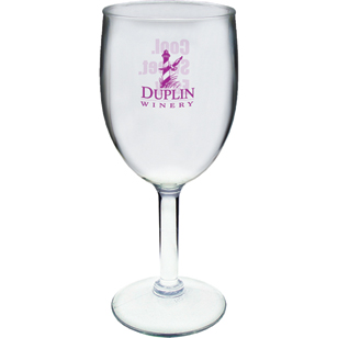 Personalized Plastic Wine Glasses & Custom Printed Plastic Wine Glasses