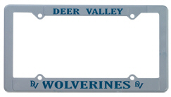Personalized License Plate Frames & Custom Printed License Plate Frames