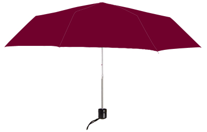 Burgundy Econo Folding Umbrella