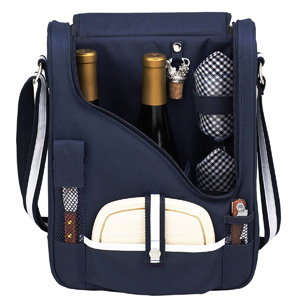 Personalized Wine & Cheese Totes - Custom Printed Wine & Cheese Totes