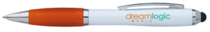 Personalized Ion White Stylus Pens - Custom Printed Ion White Stylus Pens