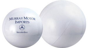 Personalized White Beach Balls & Custom Printed White Beach Balls