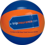 Personalized Blue/Orange Beach Balls & Custom Printed Blue/Orange Beach Balls