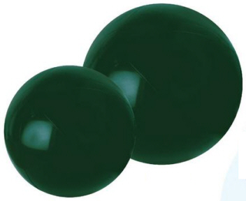 Personalized Forest Green Beach Balls & Custom Printed Forest Green Beach Balls