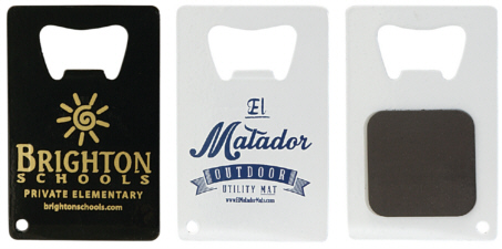 Personalized Credit Card Bottle Openers with Magnet & Custom Logo Credit Card Bottle Openers with Magnet