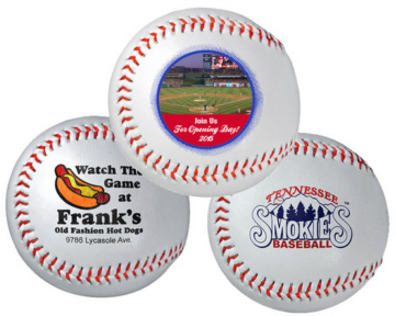 Personalized Baseballs and Custom Printed Synthetic Baseballs